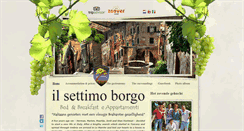 Desktop Screenshot of ilsettimoborgo.it