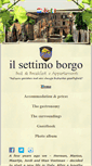 Mobile Screenshot of ilsettimoborgo.it